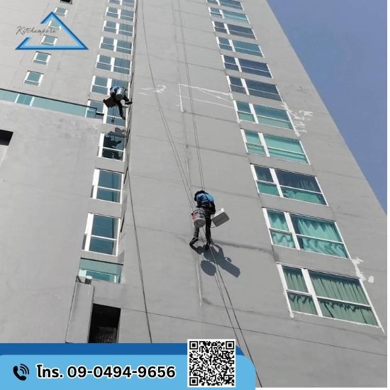ติดตั้งกระจกอาคารสูง ติดตั้งกระจกอาคารสูง